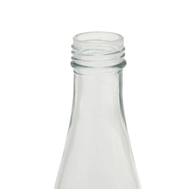Clear Glass 550Ml Bottle with Metal Lid | Dayla
