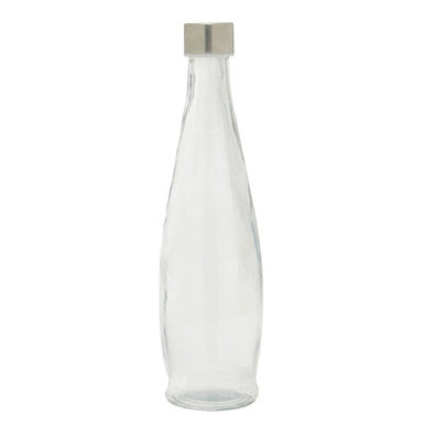 Clear Glass 1000Ml Bottle with Metal Lid | Dayla
