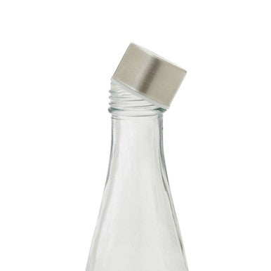 Clear Glass 1000Ml Bottle with Metal Lid | Dayla