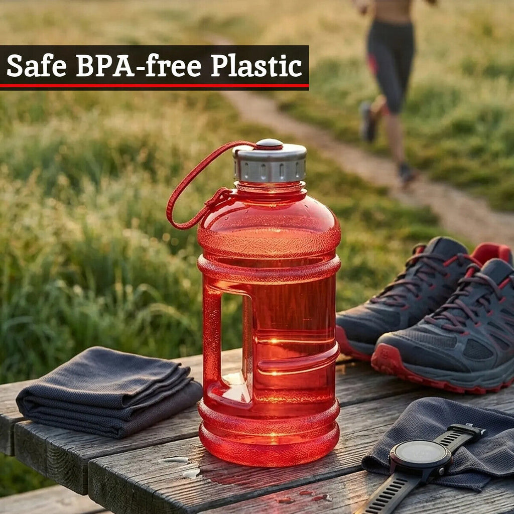 Olly Red 1000ml Sports Drinking Bottle.