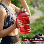Olly Red 1000ml Sports Drinking Bottle.