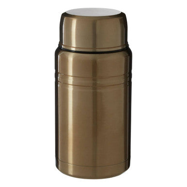Gold Finish Food Flask | Manhattan