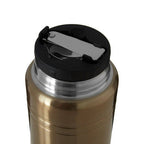 Gold Finish Food Flask | Manhattan