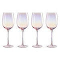 Frosted Deco Set Of 4 Wine Glasses