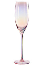 Set of 4 Champagne Glasses | Frosted Deco