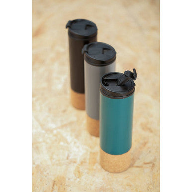 Dark Green Double Wall Travel Mug | Mimo