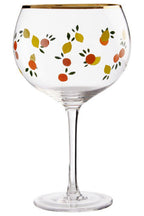 Set of 2 Citrus Design Gin Glasses | Mila