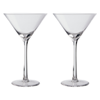 Set of 2 Martini Glasses | Mila