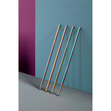 Set of 4 Oil Slick Drinking Straws | Mimo
