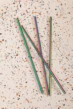 Set of 4 Oil Slick Drinking Straws | Mimo