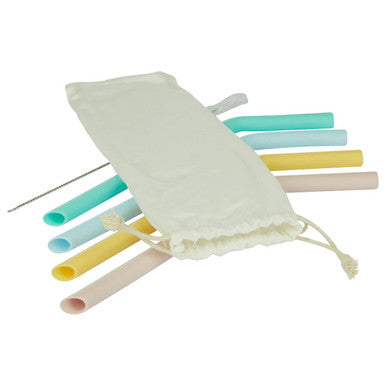 Set of 4 Silicone Straws | Mimo
