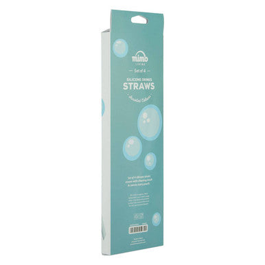 Set of 4 Silicone Straws | Mimo