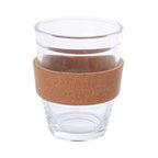 Glass Mug with Dark Green Silicone Lid | Mimo