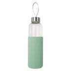 Glass Bottle with Mint Silicone Sleeve | Mimo