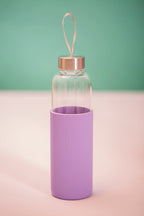 Glass Bottle with Purple Silicone Sleeve | Mimo