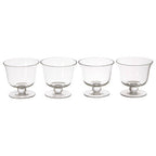 Set of 4 Glass Dessert Bowls | Molly