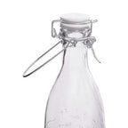 Embossed Glass Bottle Set with Four Glasses | Dayla