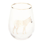 Gold Zebra Curved Tumbler | Nomi