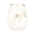 Gold Zebra Curved Tumbler | Nomi