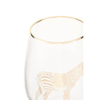 Gold Zebra Curved Tumbler | Nomi