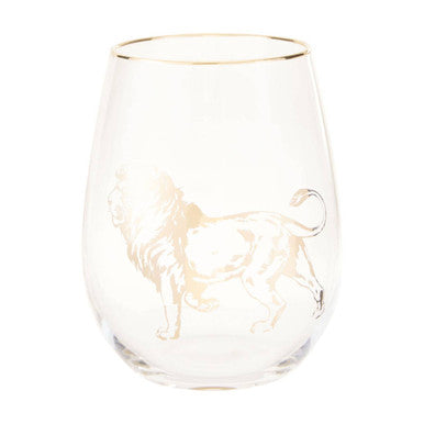Gold Lion Curved Tumbler | Nomi