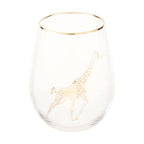 Gold Giraffe Curved Tumbler | Nomi