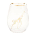 Gold Giraffe Curved Tumbler | Nomi