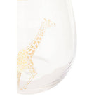 Gold Giraffe Curved Tumbler | Nomi