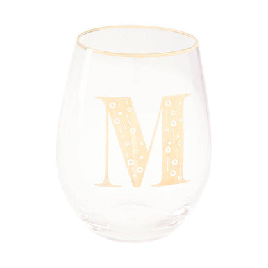 Letter M Curved Tumbler | Claro
