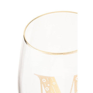 Letter M Curved Tumbler | Claro