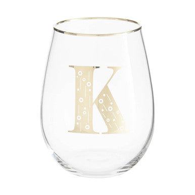 Letter K Curved Tumbler | Claro