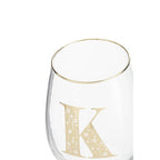 Letter K Curved Tumbler | Claro