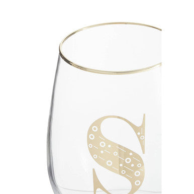 Letter S Curved Tumbler | Claro