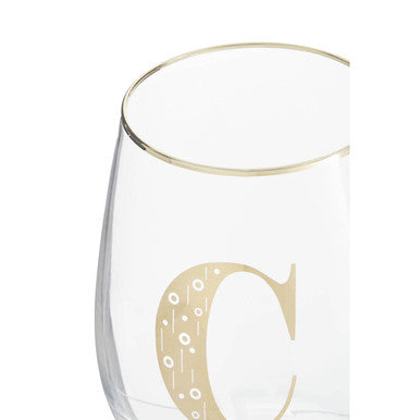 Letter C Curved Tumbler | Claro