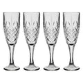 Beaufort Set Of 4 Crystal  Champagne Glasses