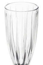Set of 4 Crystal Champagne Flutes | Beaufort