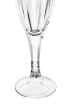 Set of 4 Crystal Champagne Flutes | Beaufort