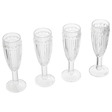 Set of Four Champagne Glasses | Auclair