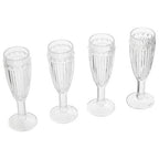 Set of Four Champagne Glasses | Auclair