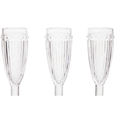 Set of Four Champagne Glasses | Auclair