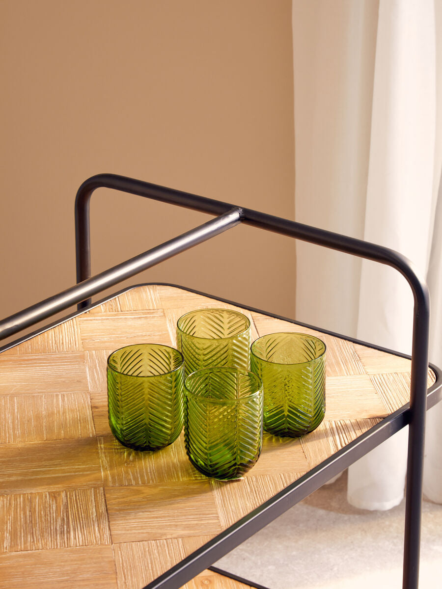Set of Four Green Tumblers | Fleur