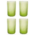 Set of Four Green Highball Glasses | Fleur