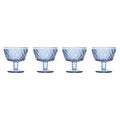 Set of 4 Blue Dessert Dishes | Juno