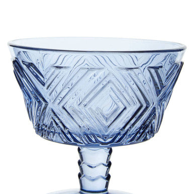 Set of 4 Blue Dessert Dishes | Juno