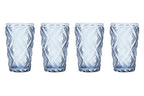 Set of Four Blue Highball Glasses | Fleur