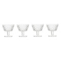 Set of 4 Glass Dessert Bowls | Fleur