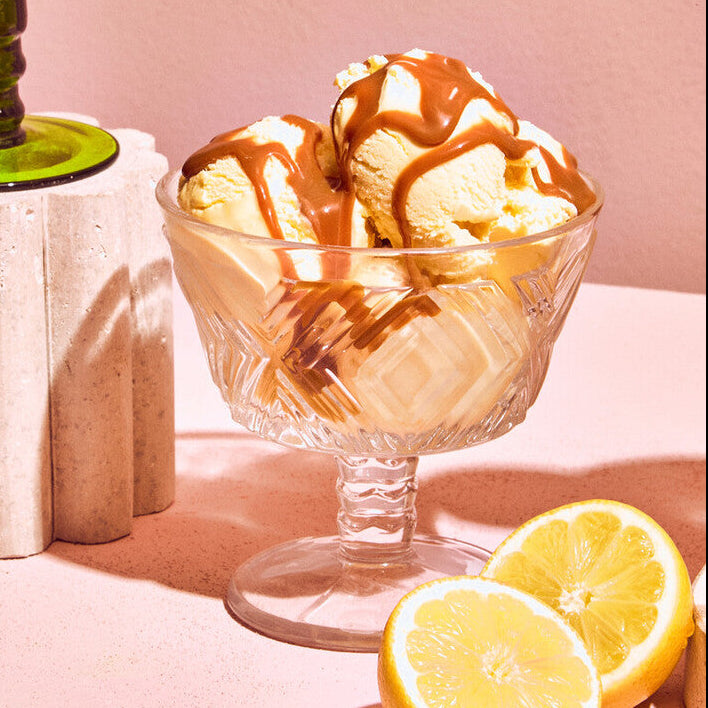 Set of 4 Glass Dessert Bowls | Fleur