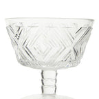 Set of 4 Glass Dessert Bowls | Fleur