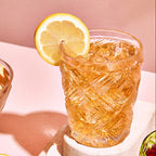 Fleur Set Of Four Clear Glass Tumblers