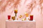 Fleur Set Of Four Clear Glass Tumblers
